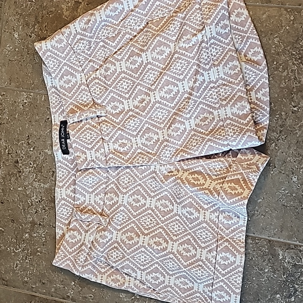 Dear John Aztec pattern women's shorts